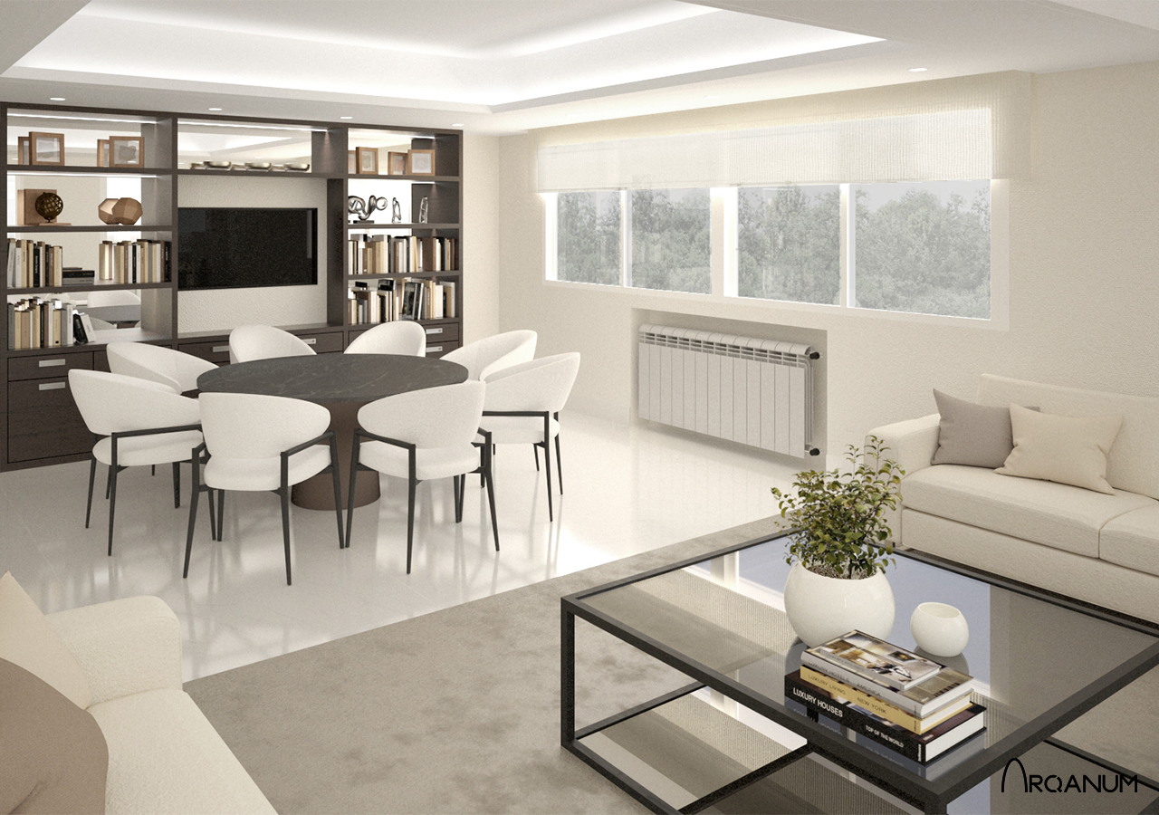 House in Madrid, living room